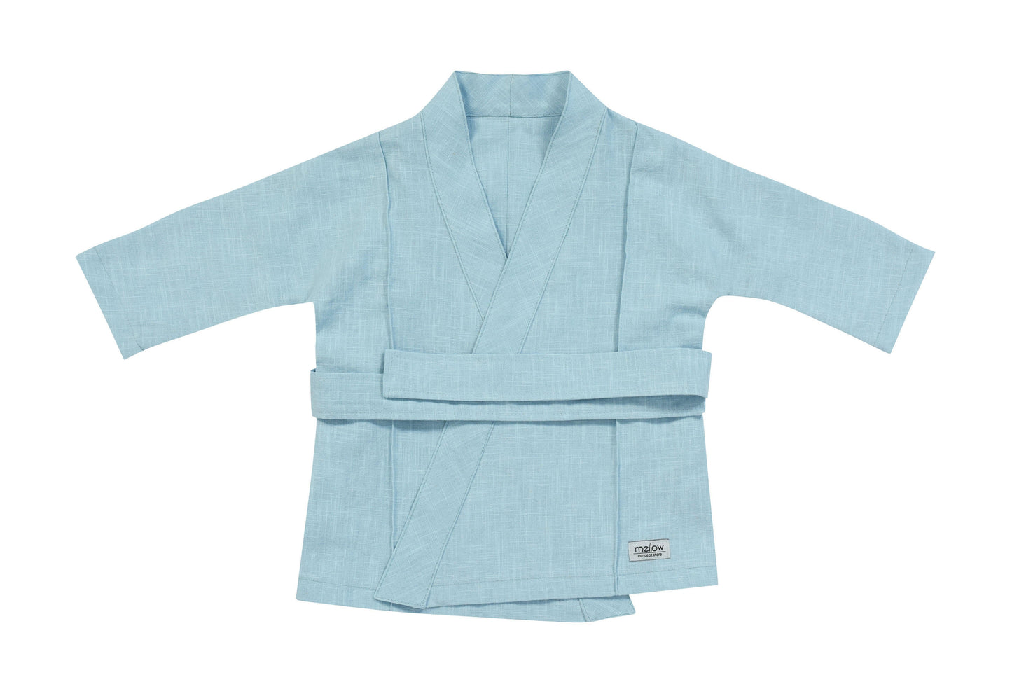 Ramie Baby/Kid Kimono - Blue - MellowConceptStore