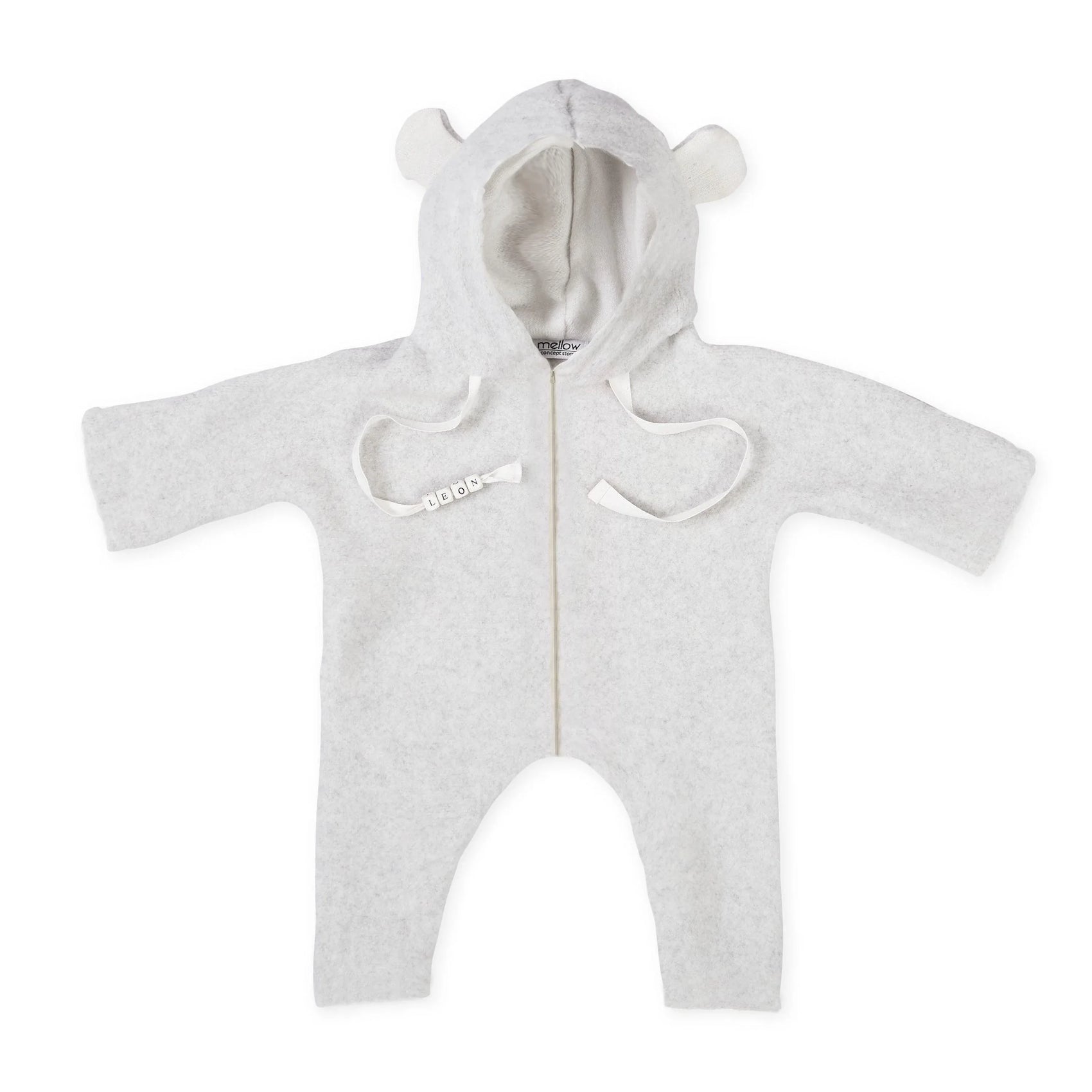 Baby/Kid Virgin Wool Overall - Grey - MellowConceptStore