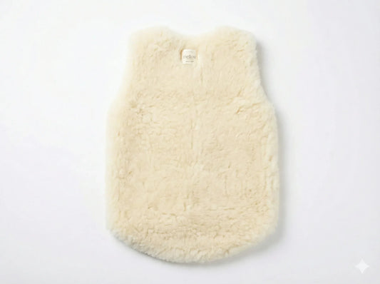 Baby/Kid Virgin Wool Vest - White/Red - MellowConceptStore