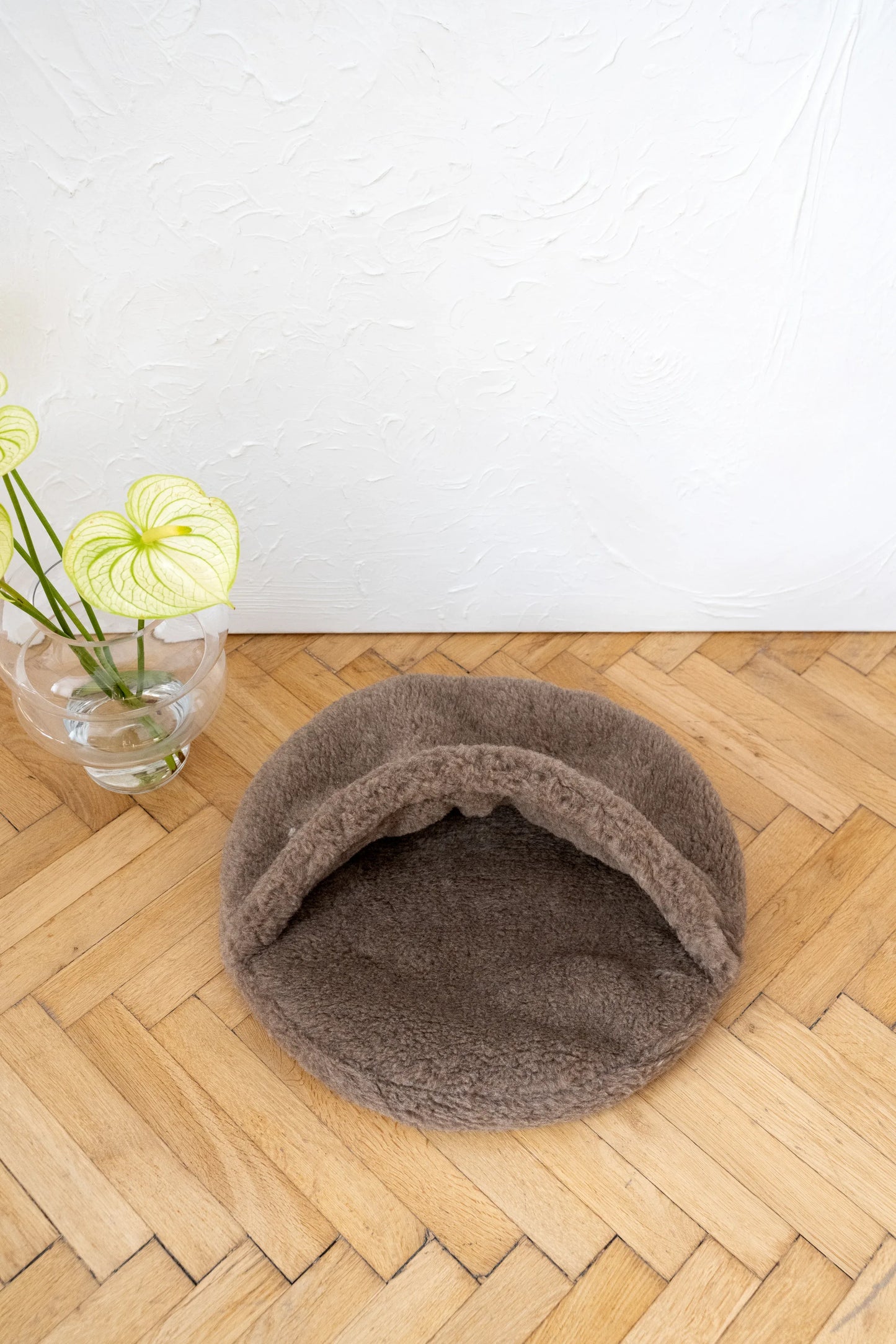 Natural Wool Pet Cave - Beige - MellowConceptStore