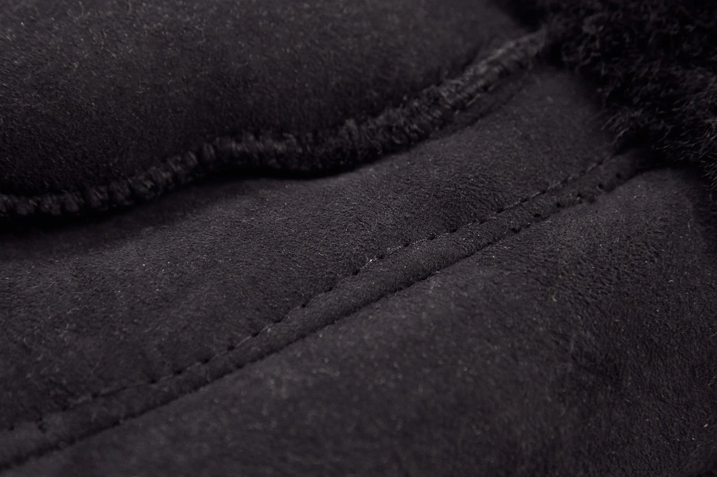 Adult Natural Sheepskin Gloves - Black - MellowConceptStore