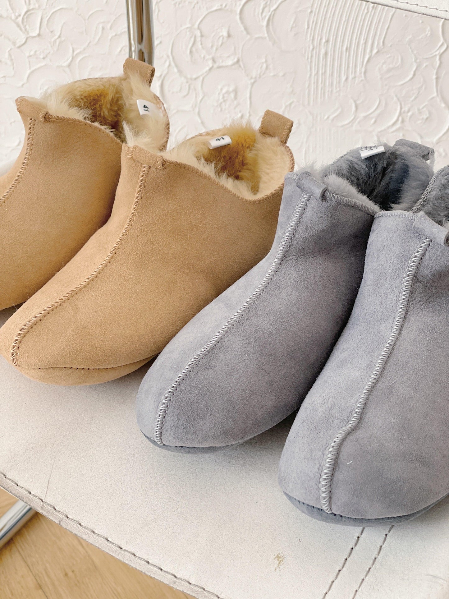 Adult Natural Sheepskin Boots - Beige - MellowConceptStore