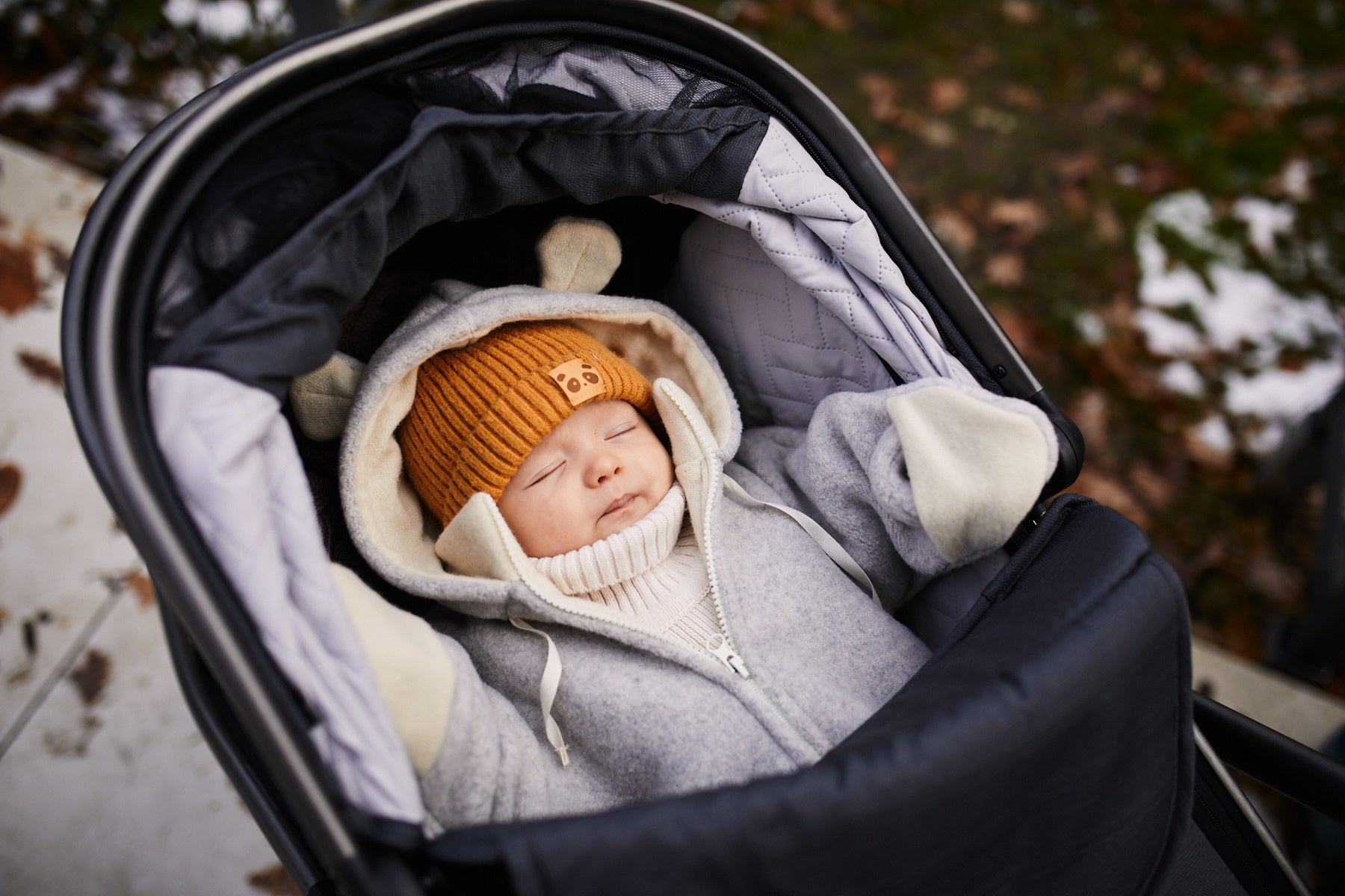 Baby/Kid Virgin Wool Overall Grey