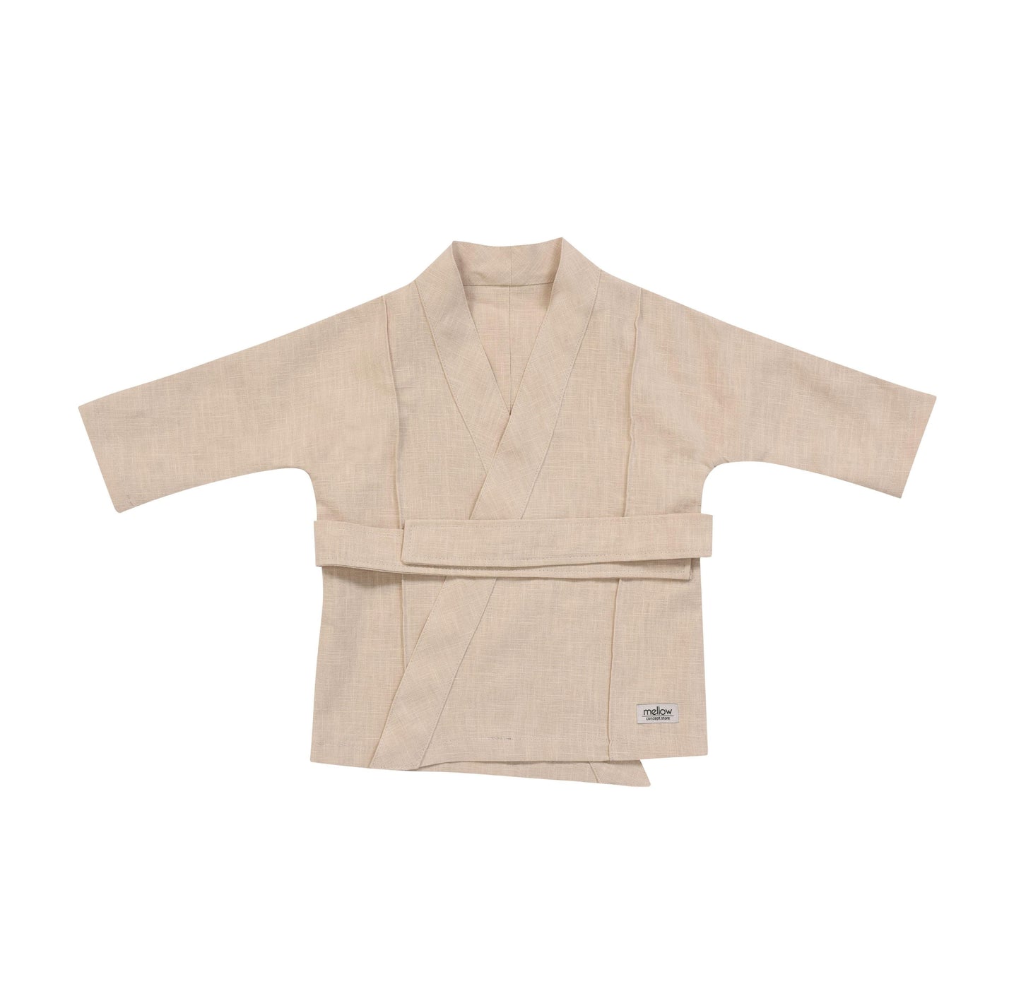 Ramie Baby/Kid Kimono - Beige - MellowConceptStore