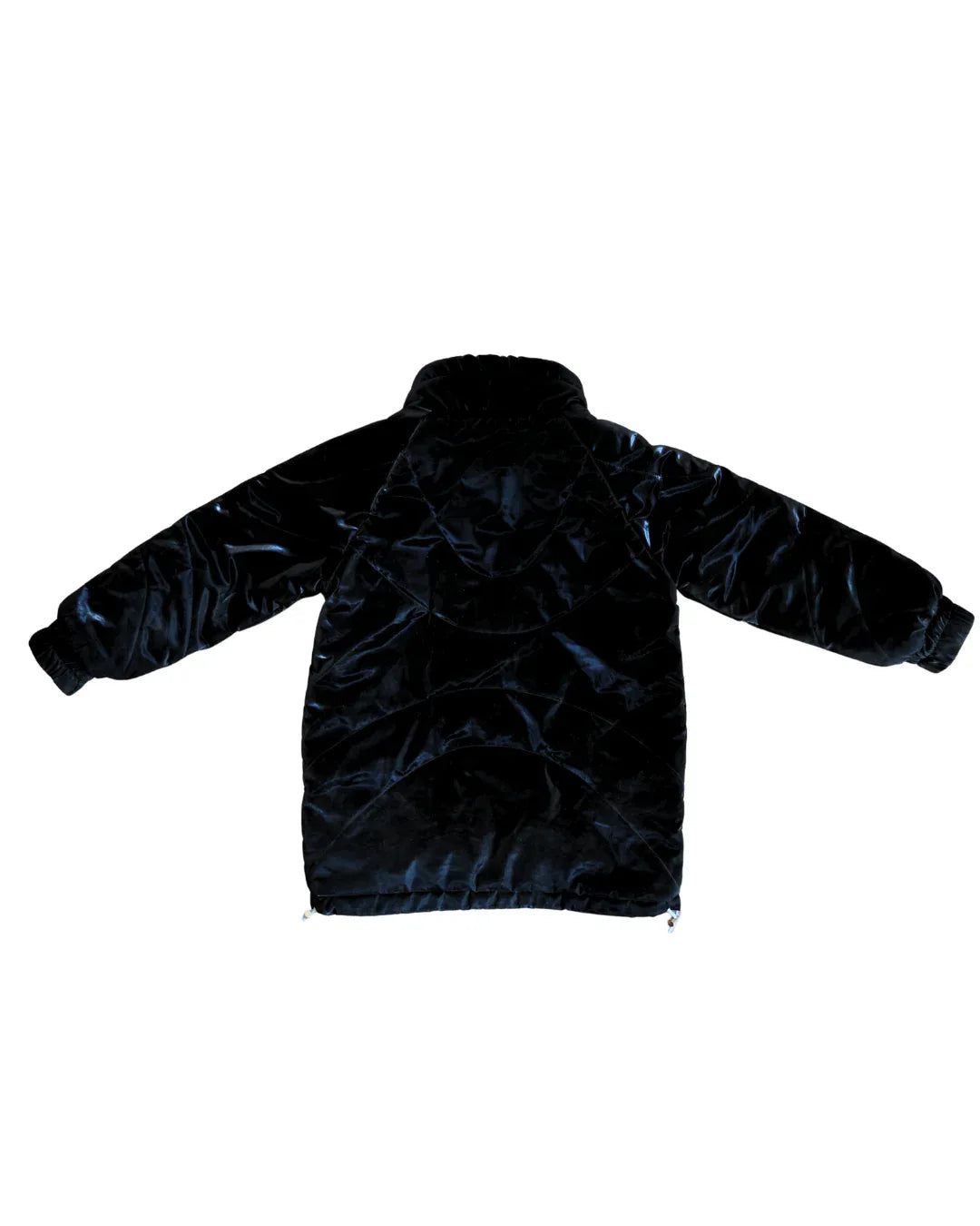 Kid's Wool Puff Jacket - Black - Natural, Non-Toxic & Insulated with 100% Wool