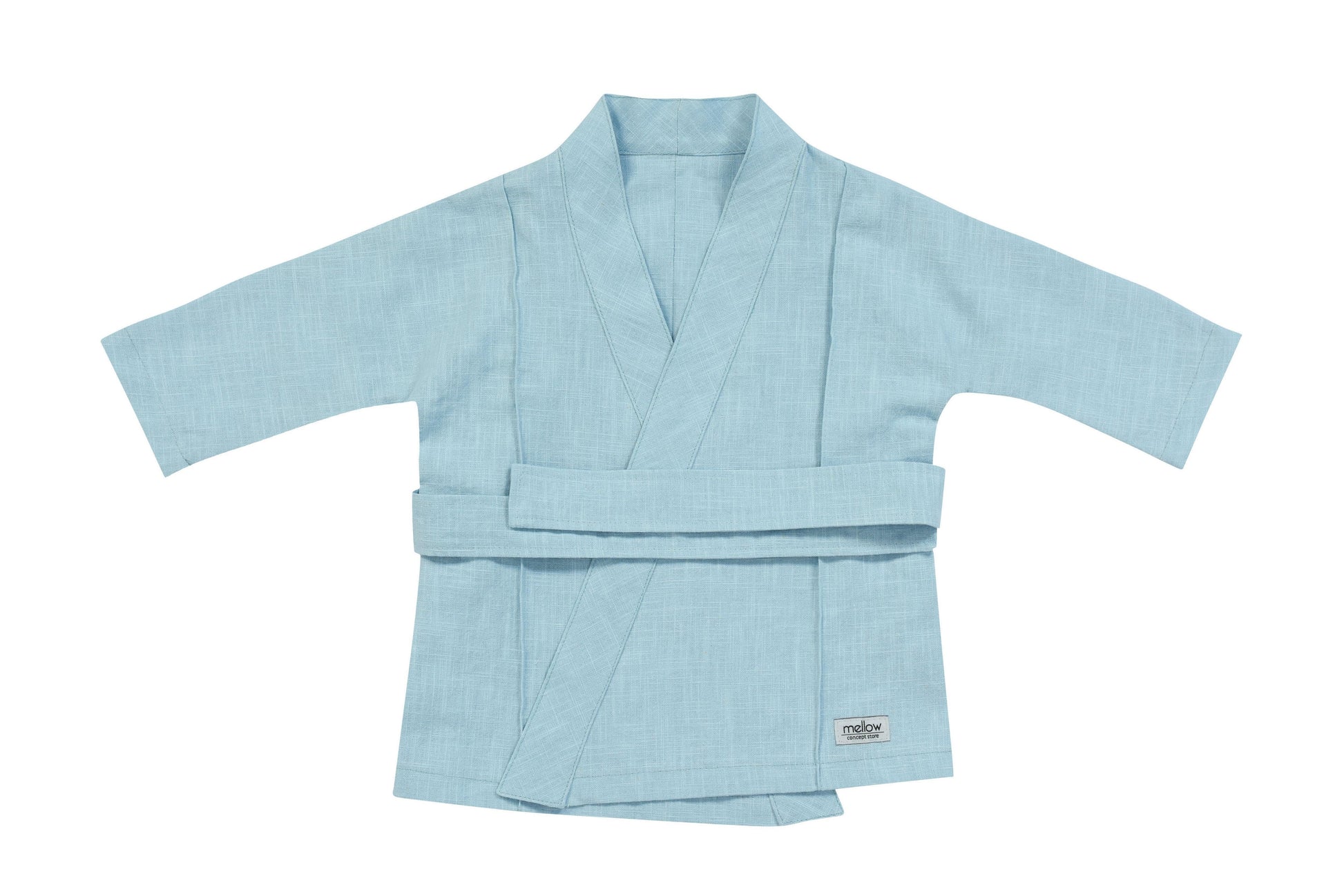 Ramie Baby/Kid Kimono - Blue - MellowConceptStore