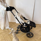Waterproof Natural Wool Stroller Hand Muffs - Black&Charcoal - MellowConceptStore