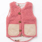 Baby/Kid Virgin Wool Vest - Pink - MellowConceptStore