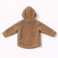 Baby/Kid Jacket in Teddy Wool - Melange Brown - MellowConceptStore