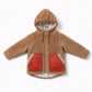 Baby/Kid Jacket in Teddy Wool - Melange Brown - MellowConceptStore