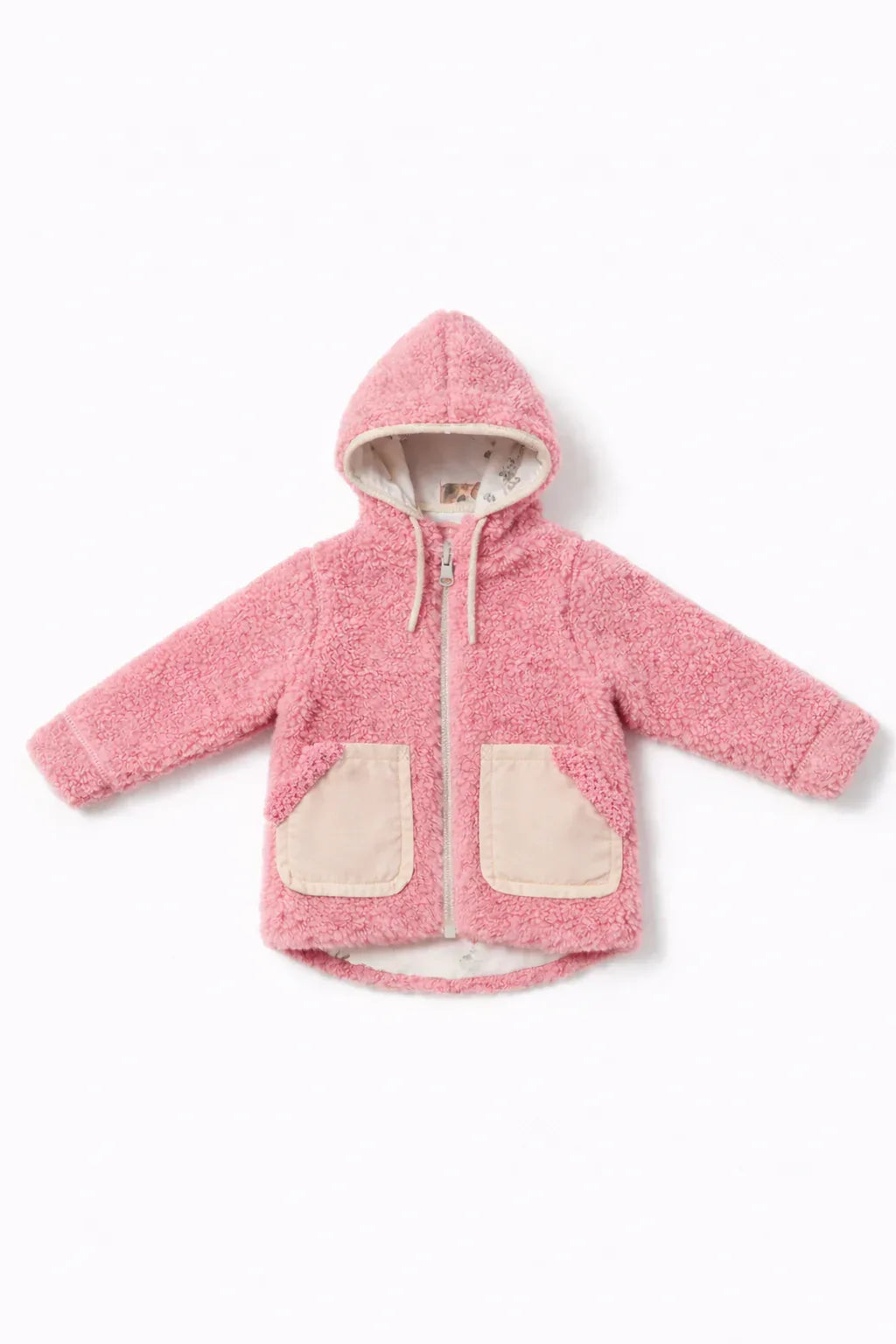 Baby/Kid Virgin Wool Jacket - Pink