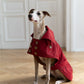 Water-repellent Dog Trench Coat - Burgundy Red - MellowConceptStore