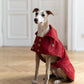 Water-repellent Dog Trench Coat - Burgundy Red - MellowConceptStore