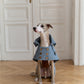 Water-repellent Dog Trench Coat - Light Blue - MellowConceptStore