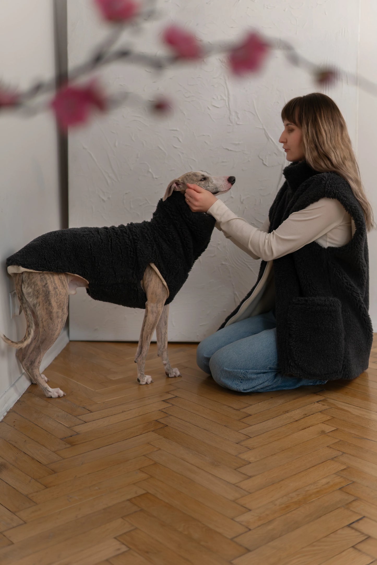 Woolen Dog Vest - Charcoal - MellowConceptStore
