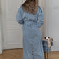 Water-repellent Dog Trench Coat - Light Blue - MellowConceptStore