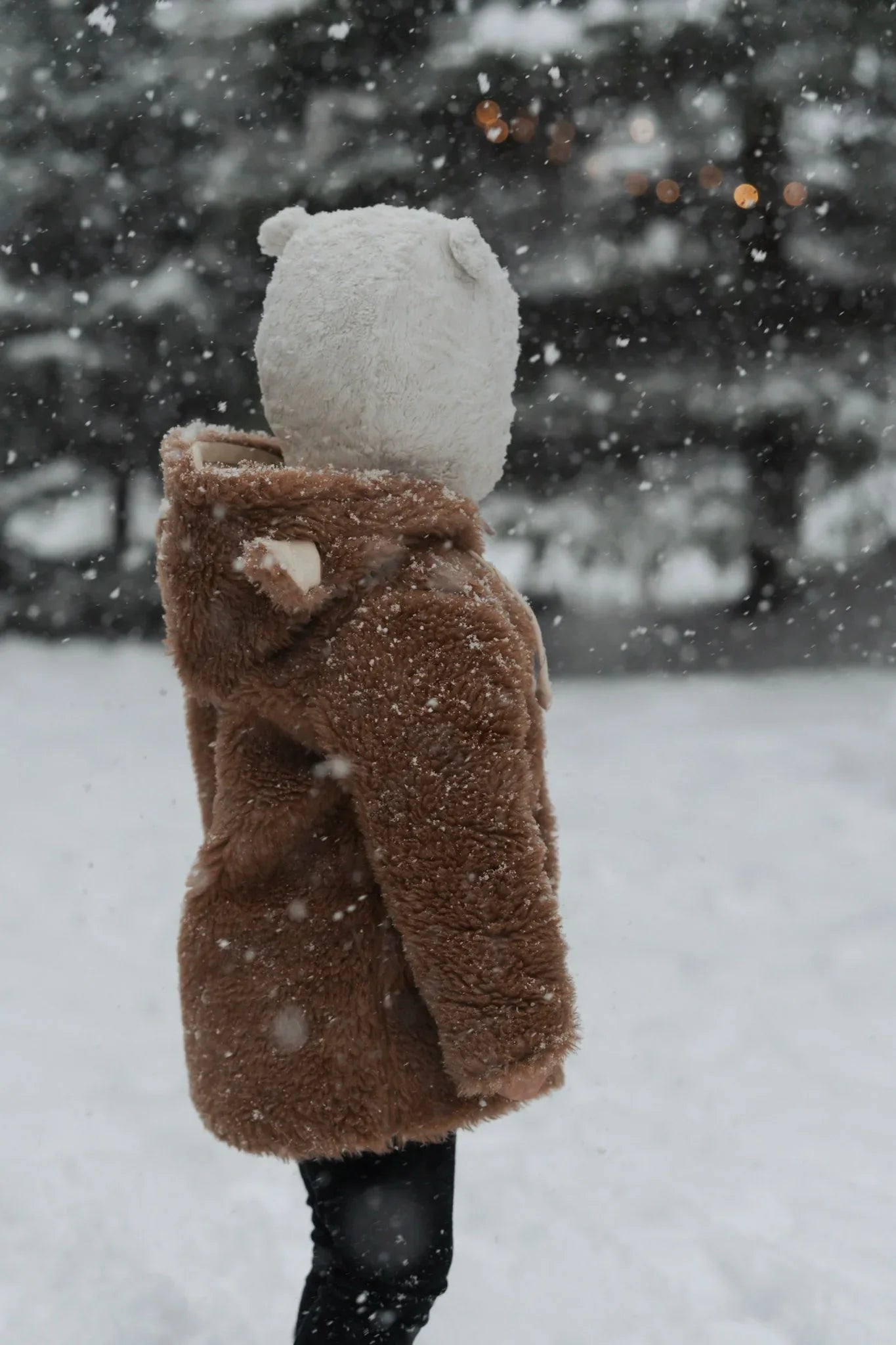Polar Bear Woolen Baby Hat - MellowConceptStore