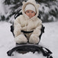 Baby/Kid Virgin Wool Overall - White - MellowConceptStore
