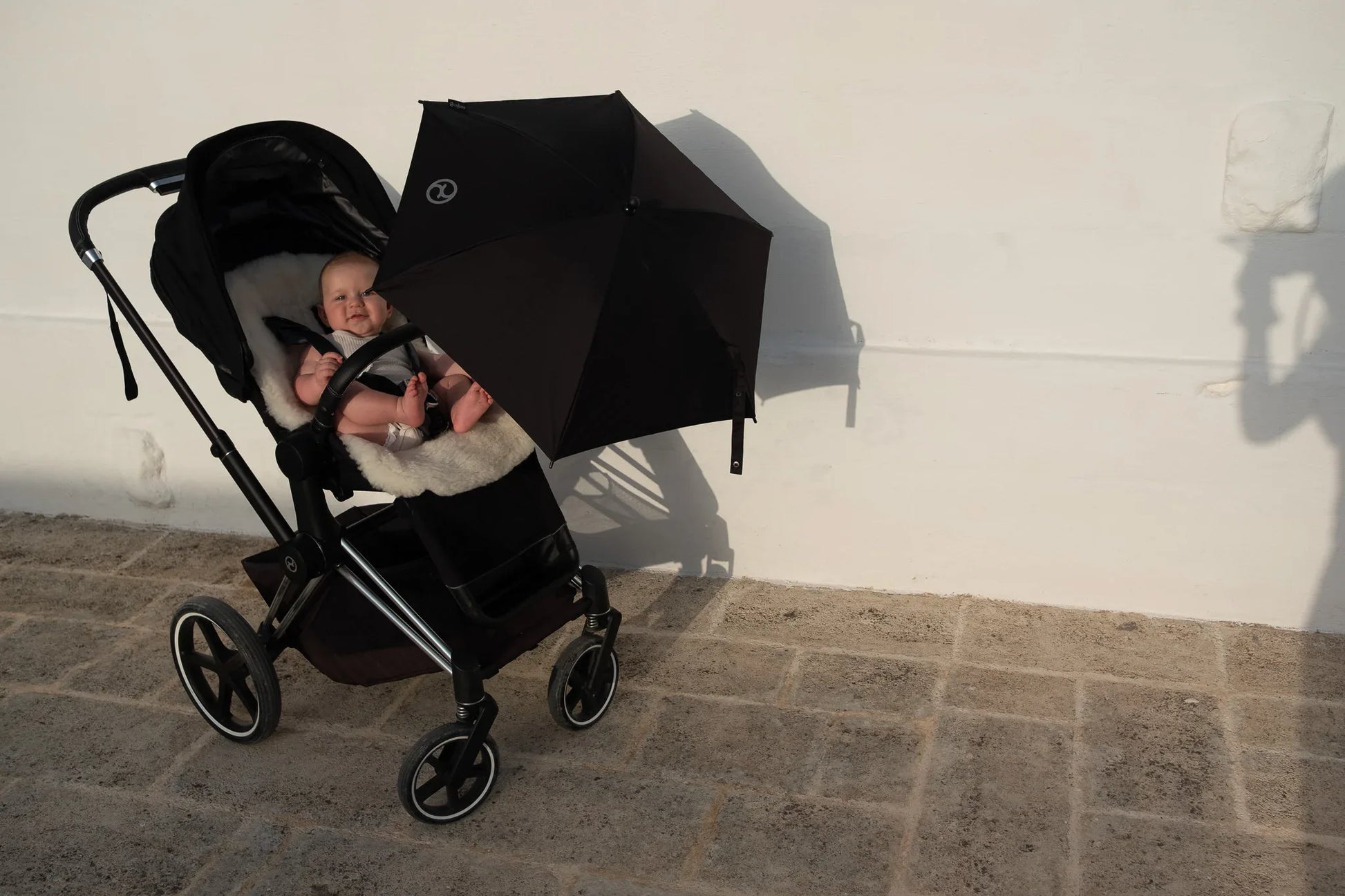 Ivory Natural Sheepskin Stroller Liner - MellowConceptStore