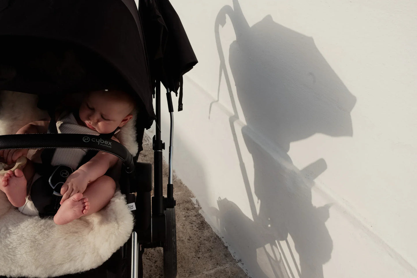 Ivory Natural Sheepskin Stroller Liner - MellowConceptStore