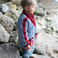 Kid's Wool Puff Jacket - Blue - Natural, Non-Toxic & Insulated with 100% Wool