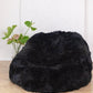 Natural Sheepskin Beanbag Black