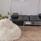 Natural Sheepskin Beanbag - White - MellowConceptStore