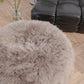 Natural Sheepskin Pouf / Ottoman - Greige - MellowConceptStore