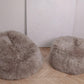 Natural Sheepskin Beanbag - Greige - MellowConceptStore