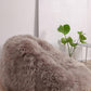 Natural Sheepskin Beanbag - Greige - MellowConceptStore