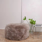 Natural Sheepskin Pouf / Ottoman - Greige - MellowConceptStore
