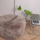 Natural Sheepskin Pouf / Ottoman - Greige - MellowConceptStore