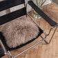 Square Natural Sheepskin Pillow - Greige - MellowConceptStore