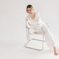 Silk/Linen Clothing Set - White