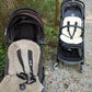 Ivory Natural Sheepskin Stroller Liner - MellowConceptStore