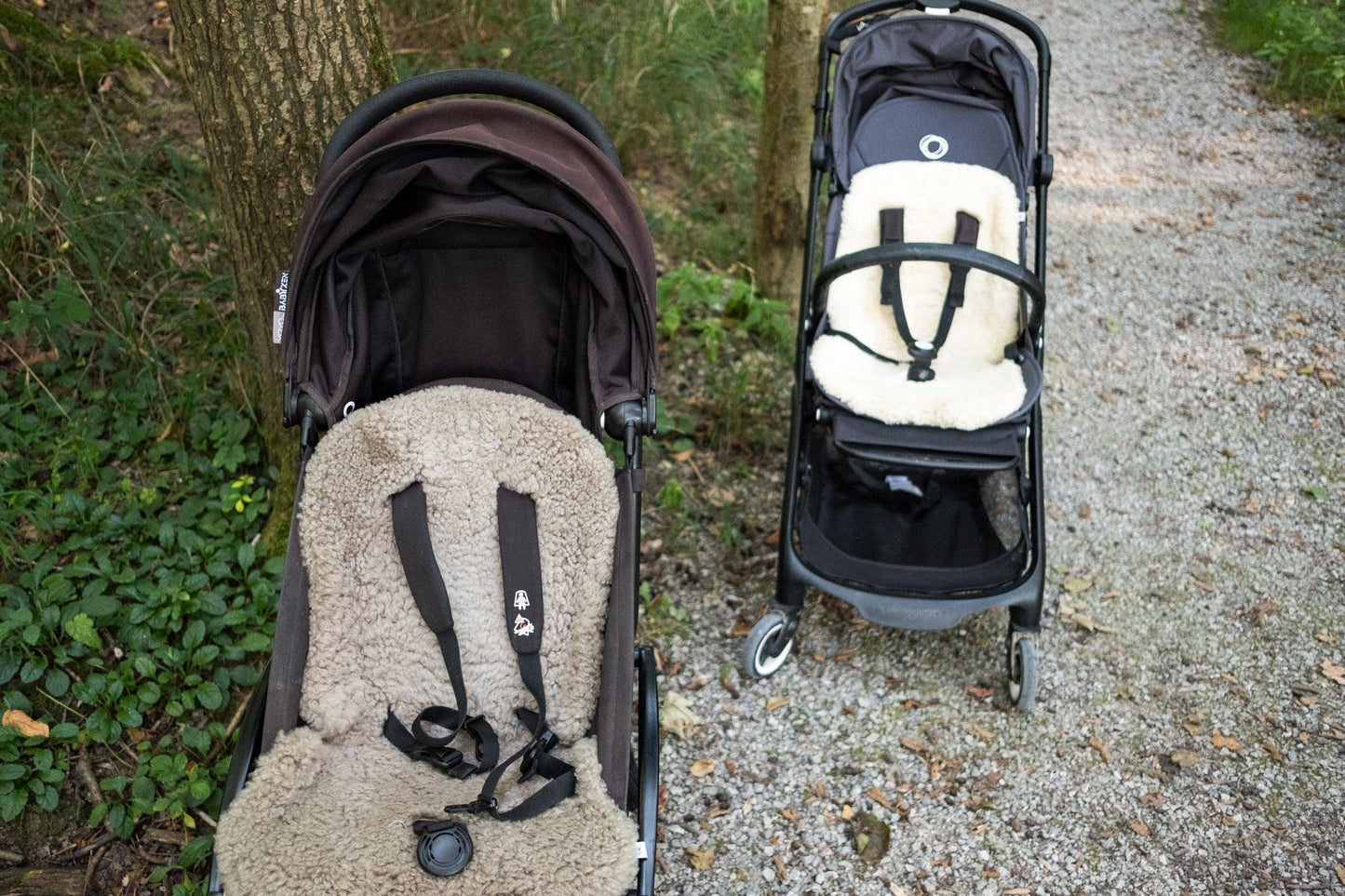 Ivory Natural Sheepskin Stroller Liner - MellowConceptStore