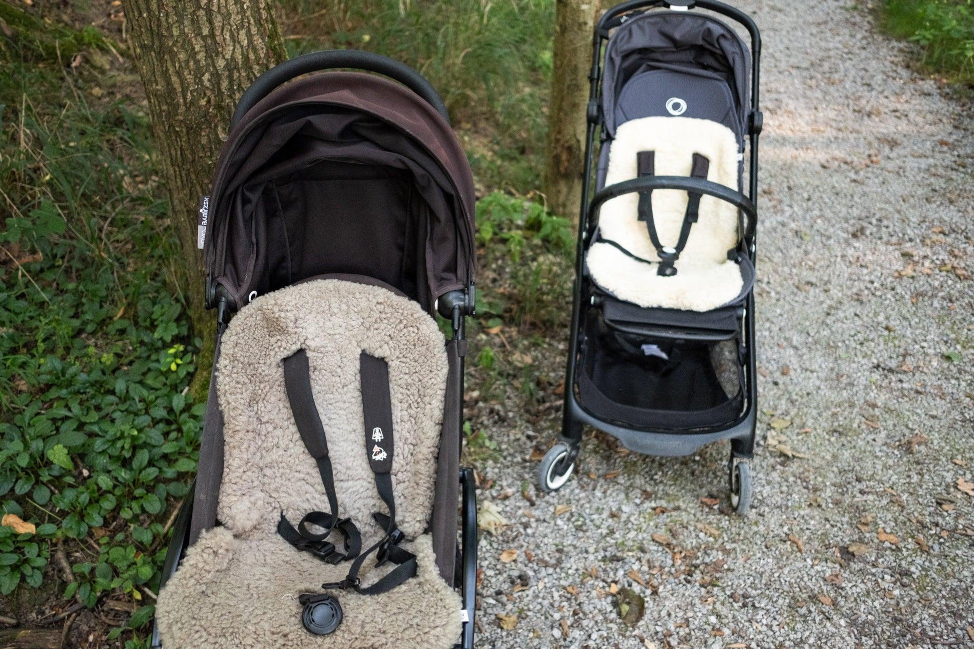 Ivory Natural Sheepskin Stroller Liner - MellowConceptStore