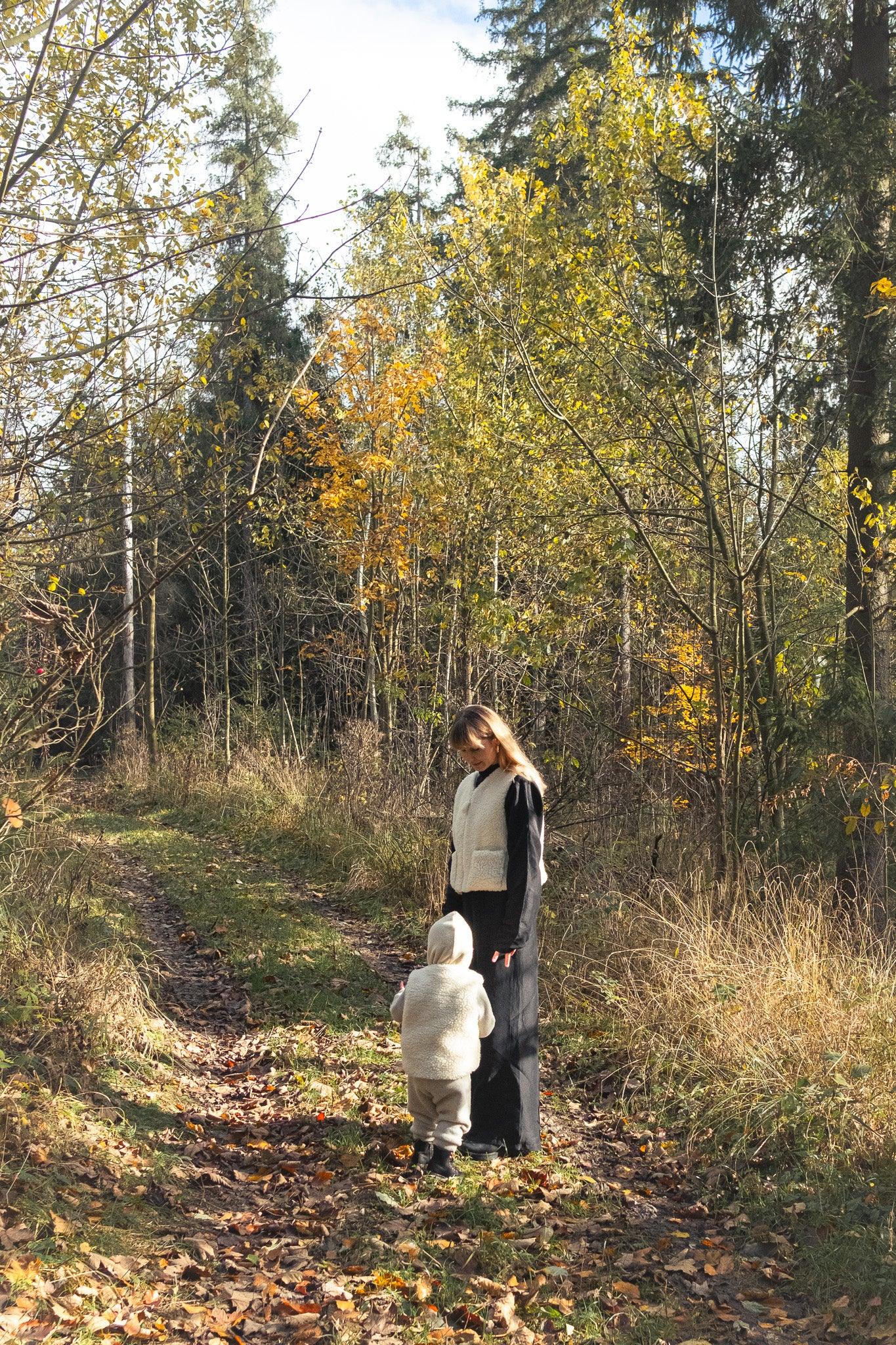 Woolen Woman's Vest - Beige