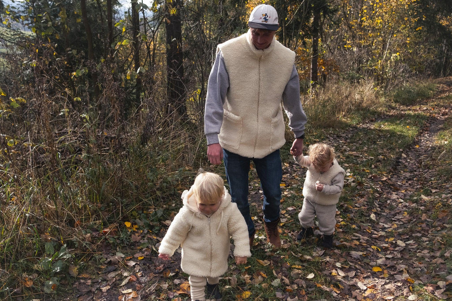 Woolen Unisex Vest White