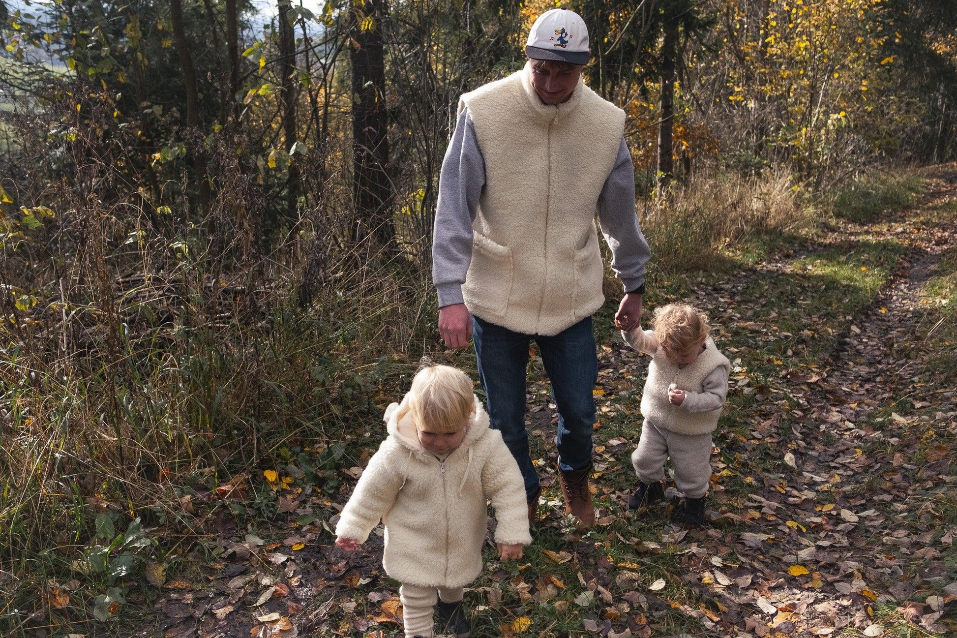 Woolen Unisex Vest White