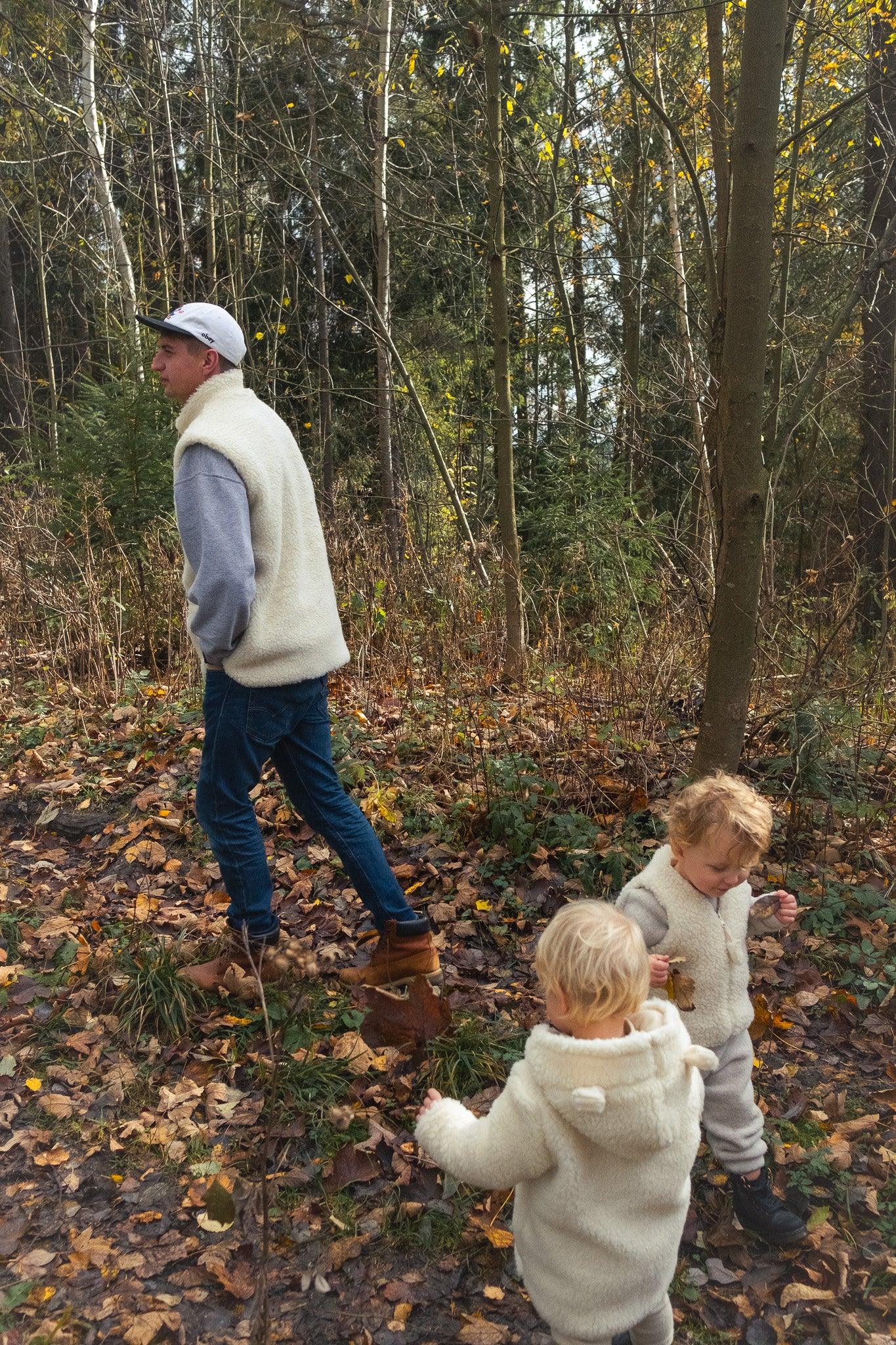 Woolen Unisex Vest White