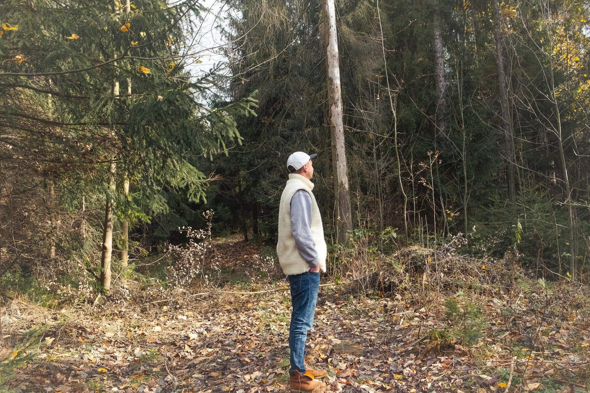 Woolen Unisex Vest White