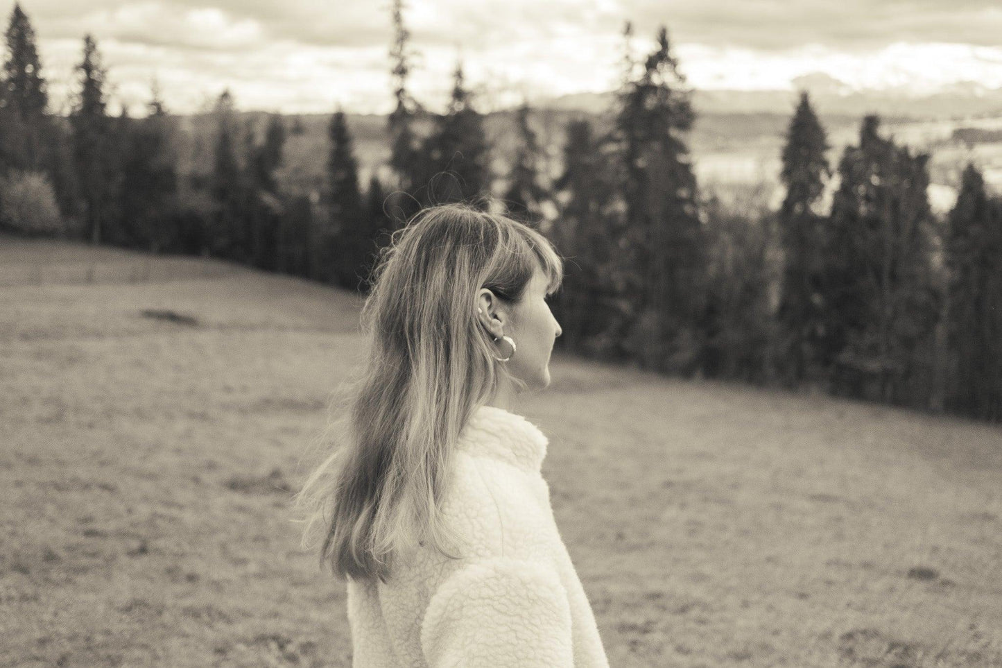 Woolen Woman's Jacket White