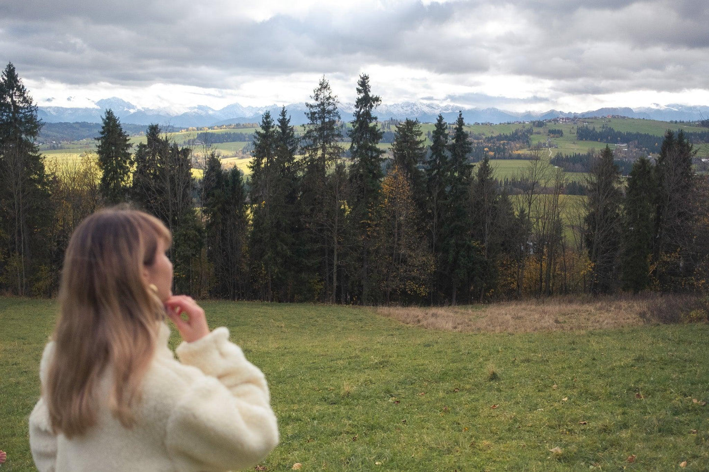 Woolen Woman's Jacket White