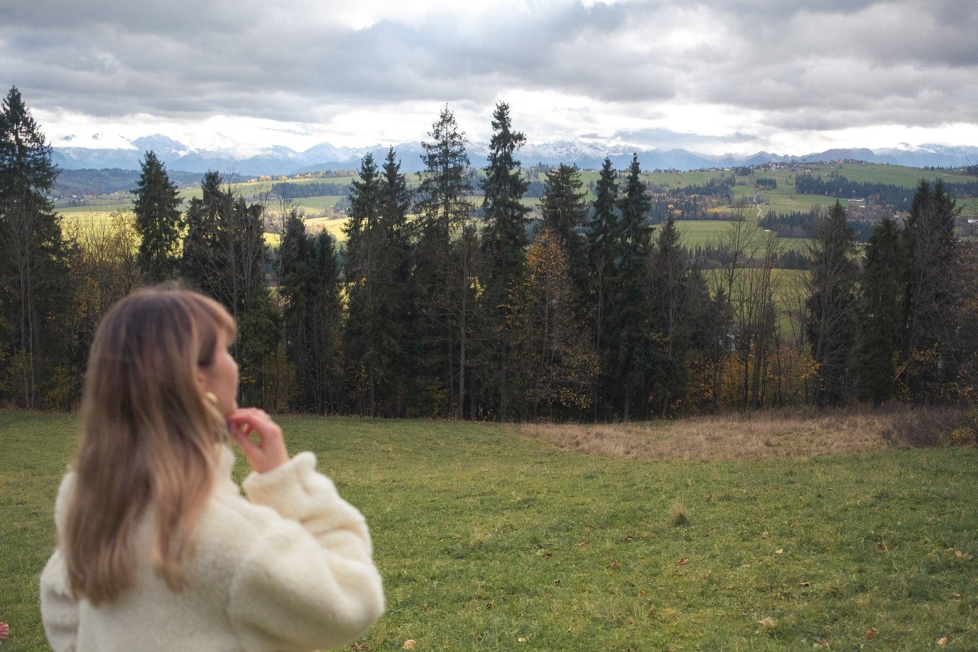 Woolen Woman's Jacket White