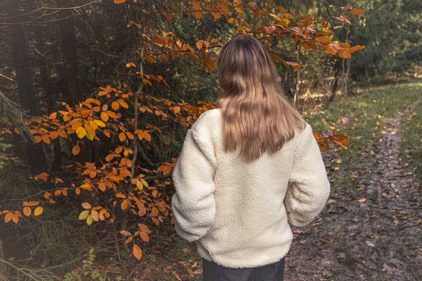 Woolen Woman's Jacket White