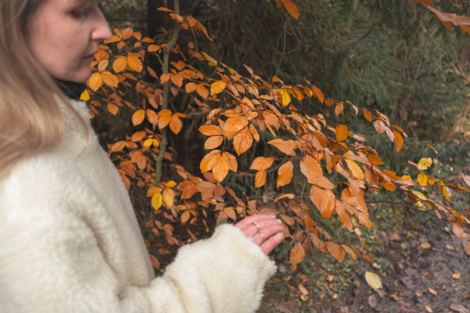 Woolen Woman's Jacket White