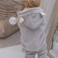 Baby/Kid Virgin Wool Overall Grey
