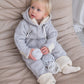 Baby/Kid Virgin Wool Overall Grey