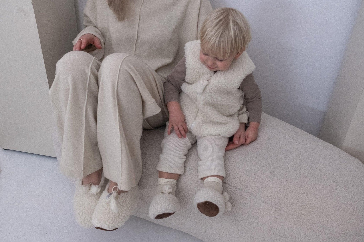 White Baby/Kid Natural Woolen Boots - MellowConceptStore
